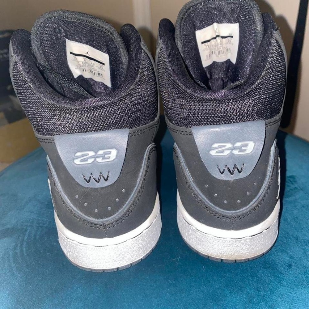 Nike Air Jordan Air 1 Flight 2 Black/white Size 7Y - Picture 4 of 5